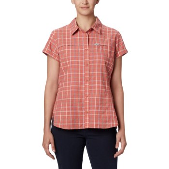 Columbia Ženske Košulje - Silver Ridge Novelty Short Sleeve Tamno Koraljne | TNGP-28750